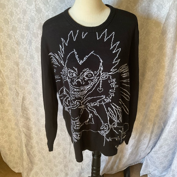 Hot Topic Sweaters - Death Note Ryuk Sweater